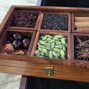 Wooden Gift box - Spices Pack 6 Set