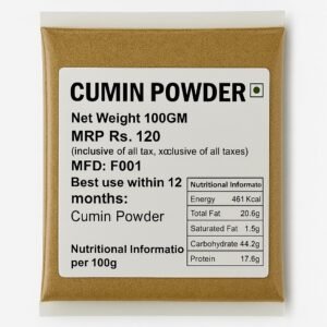 Cumin Powder - जीरा पाउडर - Jeera 100Gms