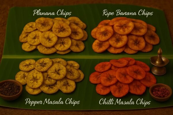 Banana Chips (Pepper Masala) - कच्चे केले के बनाना चिप्स - Image 4