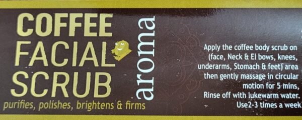 Coffee Facial Scrub (Aroma)- कॉफी फेशियल स्क्रब - Image 4
