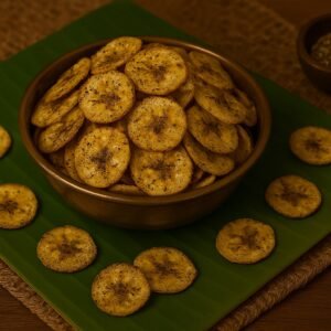 Banana Chips (Pepper Masala) - कच्चे केले के बनाना चिप्स