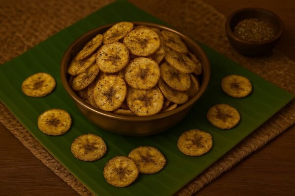Banana Chips (Pepper Masala) - कच्चे केले के बनाना चिप्स