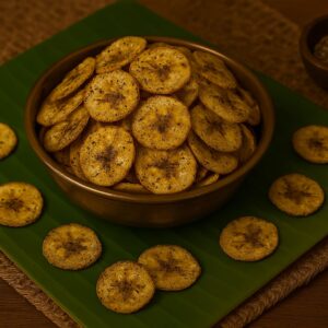 Banana Chips (Pepper Masala) - कच्चे केले के बनाना चिप्स